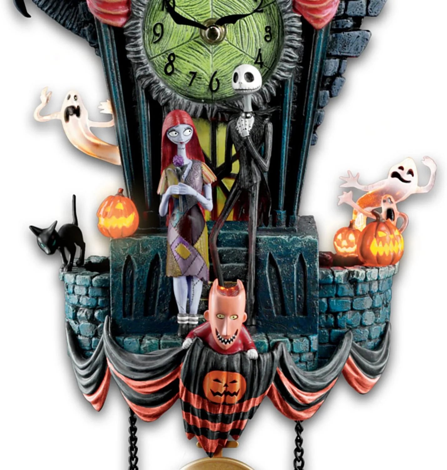 🏆 50K+ SOLD! 49% OFF - 🎃Halloween Wall Clock,Nightmare Before Christmas Cuckoo Clock