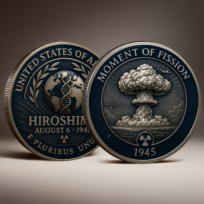 Hiroshima 1945: “Moment of Fission” Memorial Coin
