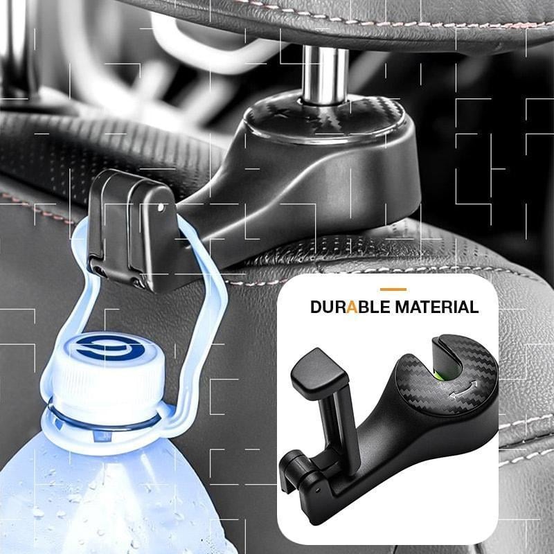 (🔥Last Day Promotion-48%OFF)2 in 1 Car Headrest Hidden Hook(Buy 3 get 1 Free)