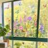 ✨LAST DAY 70% OFF💐Colorful Floral Bouquet Window Sticker(Cut To Size Freely)