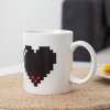 Pixel Heart Color Changing Ceramic Mug