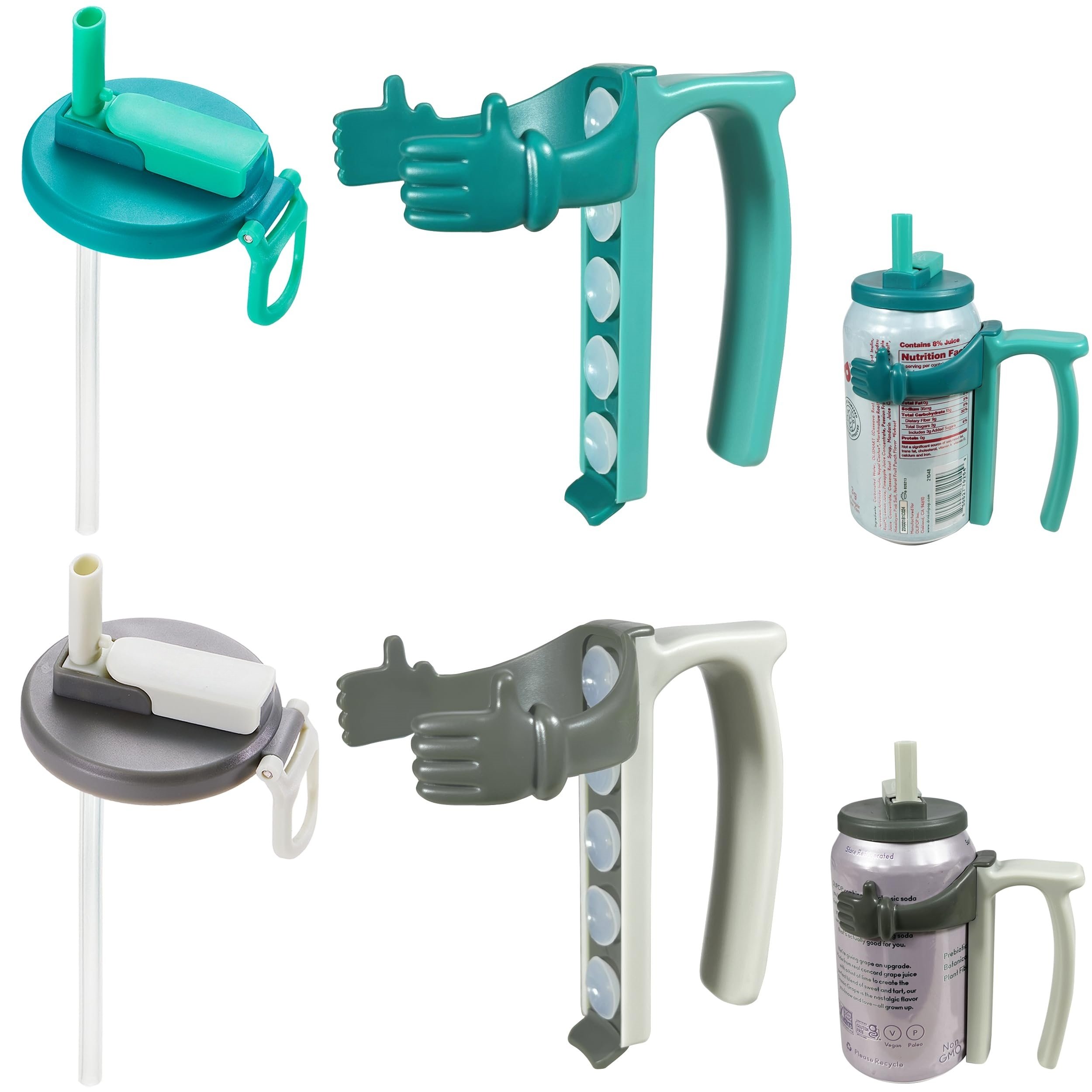 ⏰LAST DAY SALE 50% OFF - Soda Can Lids and Holders for 12oz Cans