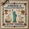 🏆Flash Sale 60% OFF - US 250th Anniversary Cross Stitch Kit
