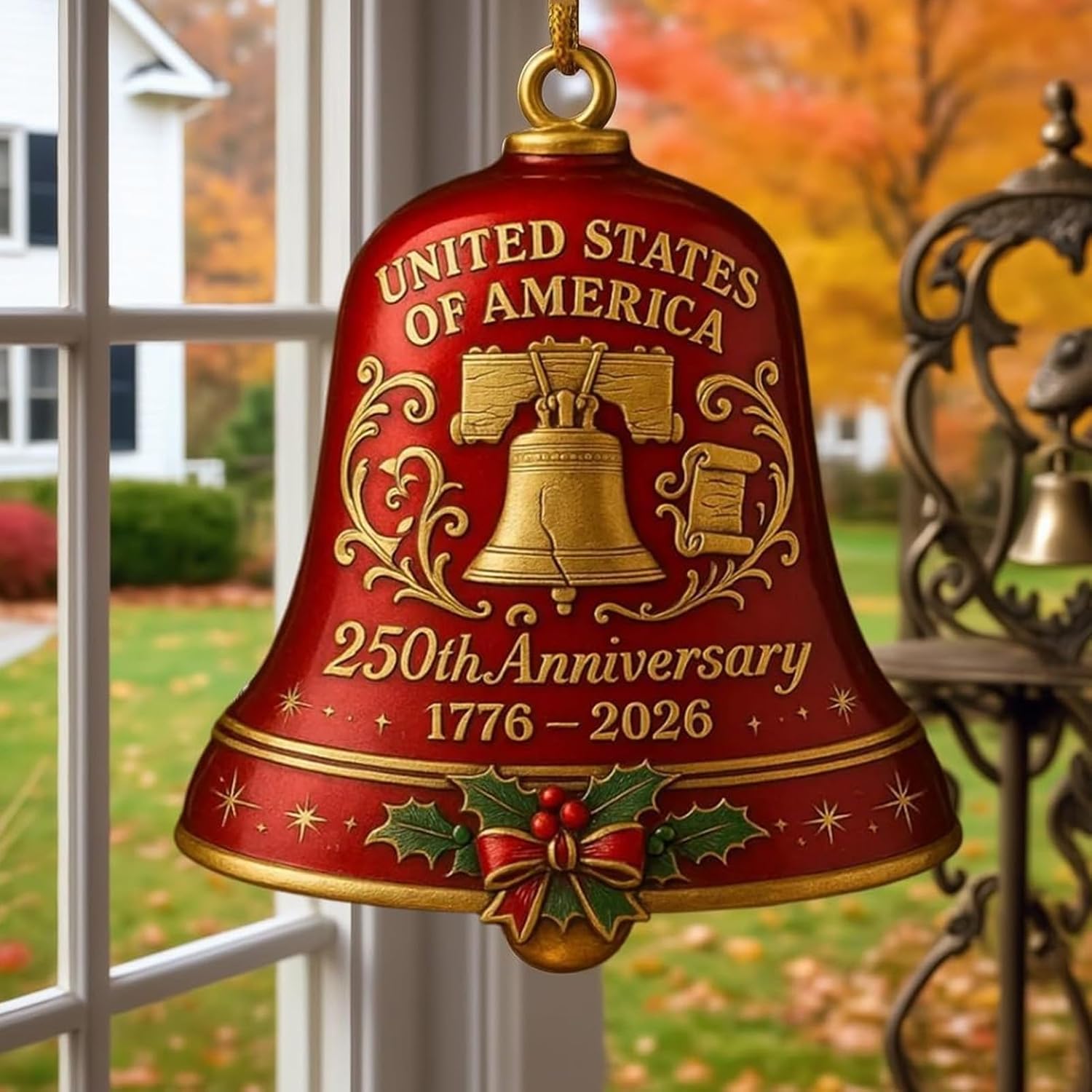 ⏰LAST DAY SALE 50% OFF🔔United States 250th Anniversary Bell Ornament
