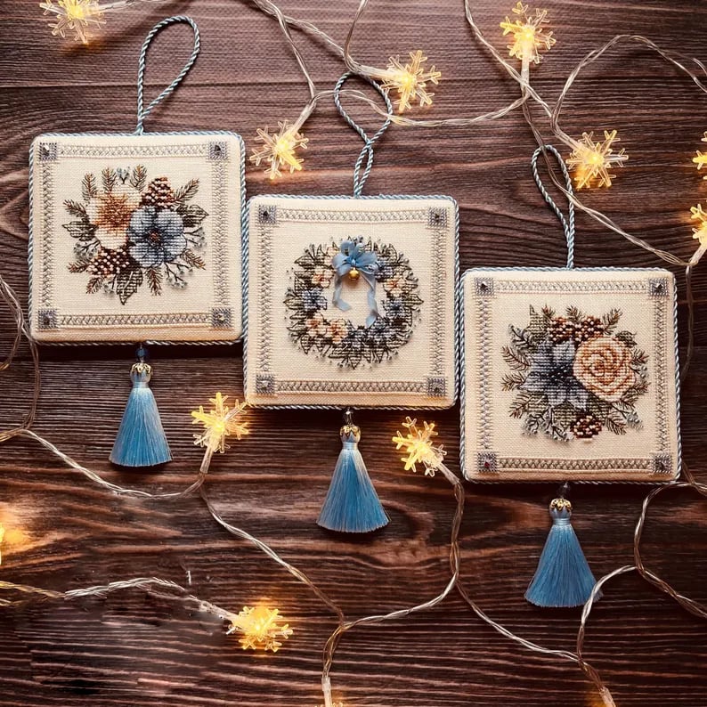 Festive Christmas Glow Cross Stitch KIT