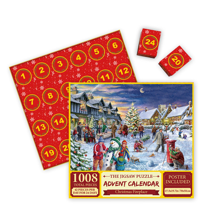 🔥EARLY CHRISTMAS SALE - 50% OFF🎄Advent Calendar 2024 Christmas Jigsaw Puzzles