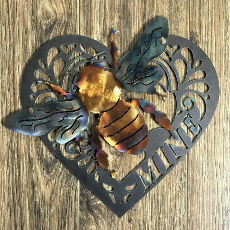 (🔥Last Day 50% OFF) Keeper of the Bees Metal Art - Best Decor