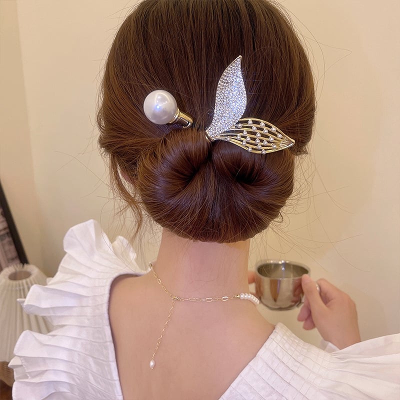 🔥2023 Hot Sale- 🌺Rhinestone Flower Hair Clip