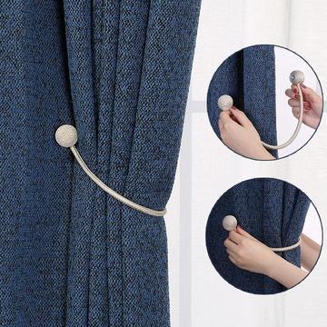 Magnetic Buckle Curtain Tieback (2PCS)