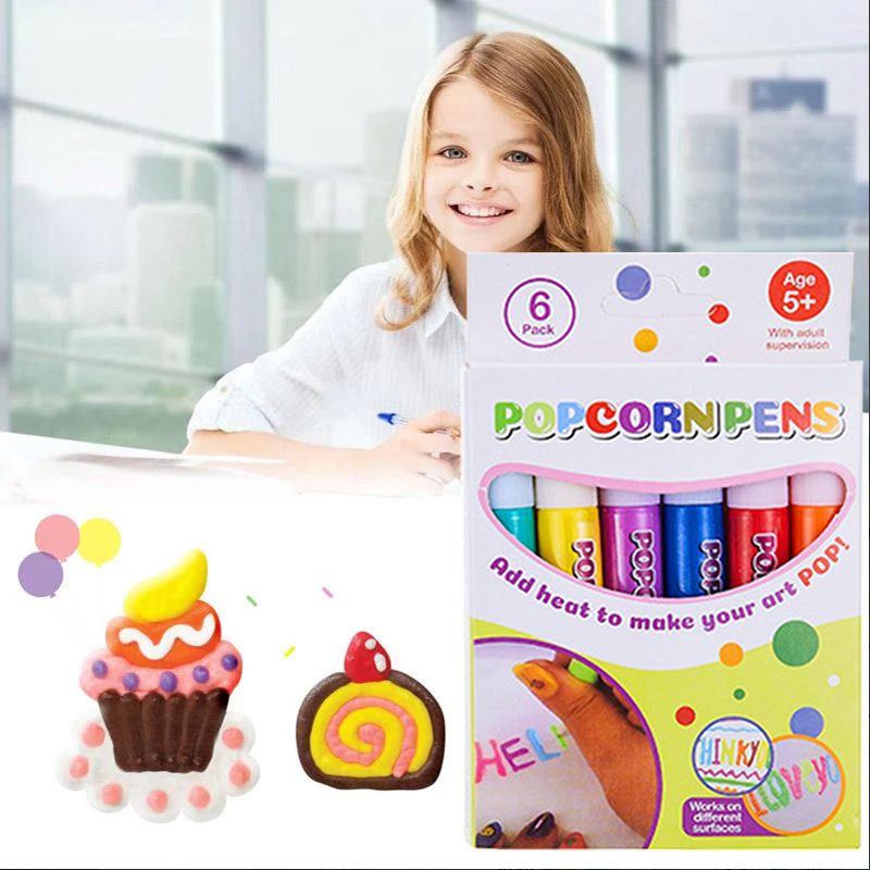 🔥Halloween sale, don't miss it🎃 DIY Bubble Popcorn Drawing Pens(Free shipping on 2 items!)(More discounts for 3 or more items!)