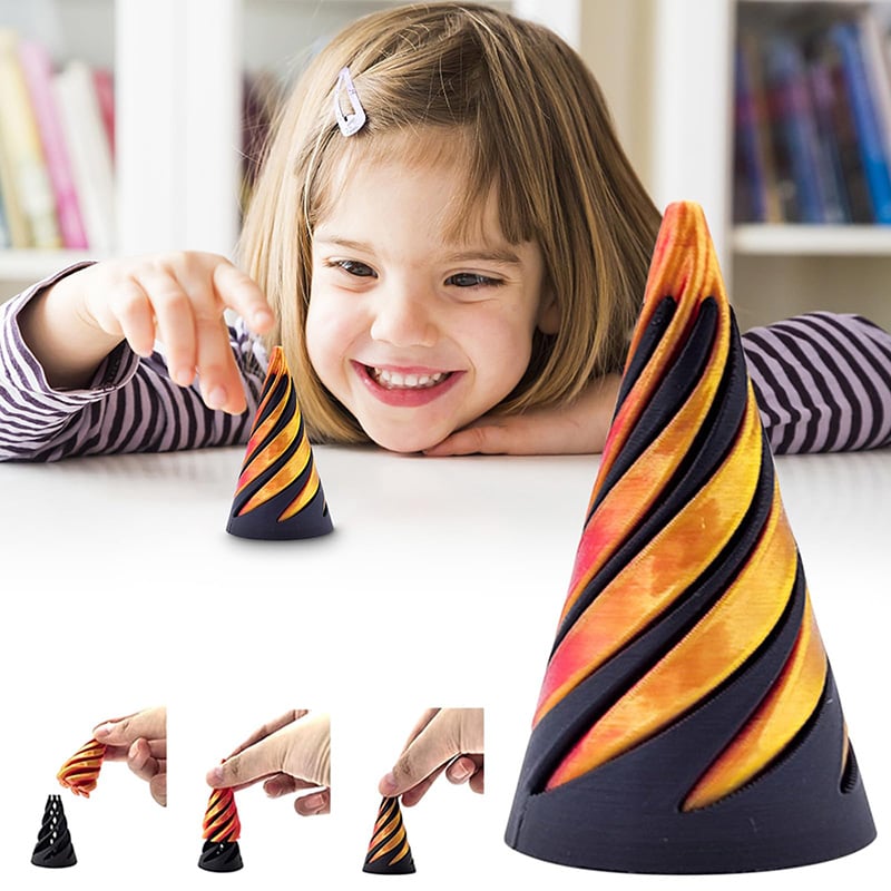 🔥Last Day 49% Off - Spiral Cone Fidget Toy