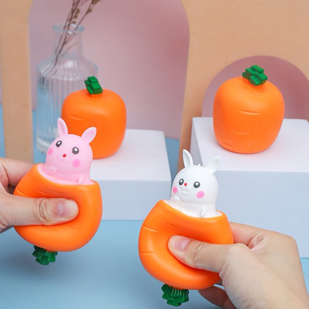 Squeeze Carrot Toy Dolls