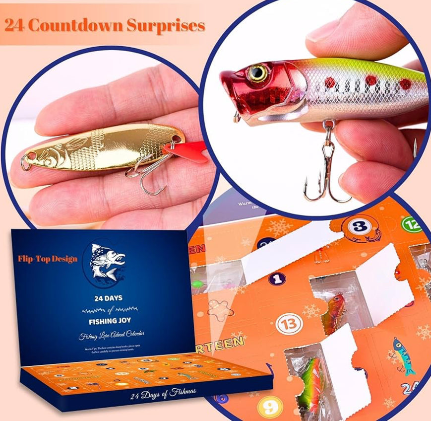 (🎄Early Christmas Sale-60% OFF)Fishnadvent 24-day Calender™, Buy 2 Free Shipping