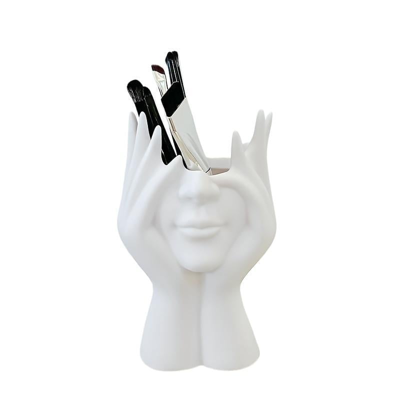🎁TikTok Last Day Sale - 70% OFF🎉Creative hand-shaped makeup brush holder  flower stand
