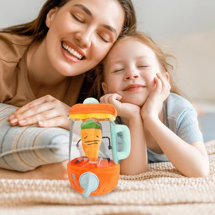 Plush Carrot Juicer Toy