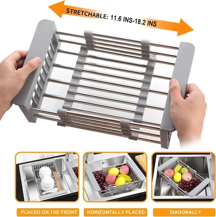 🔥Last Day Promotion - 50% OFF-🎁-Extend kitchen sink drain basket💧