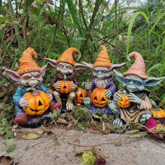 👻🎃Halloween Sale !!!  -Garden Pumpkin Gnome-Home Decor