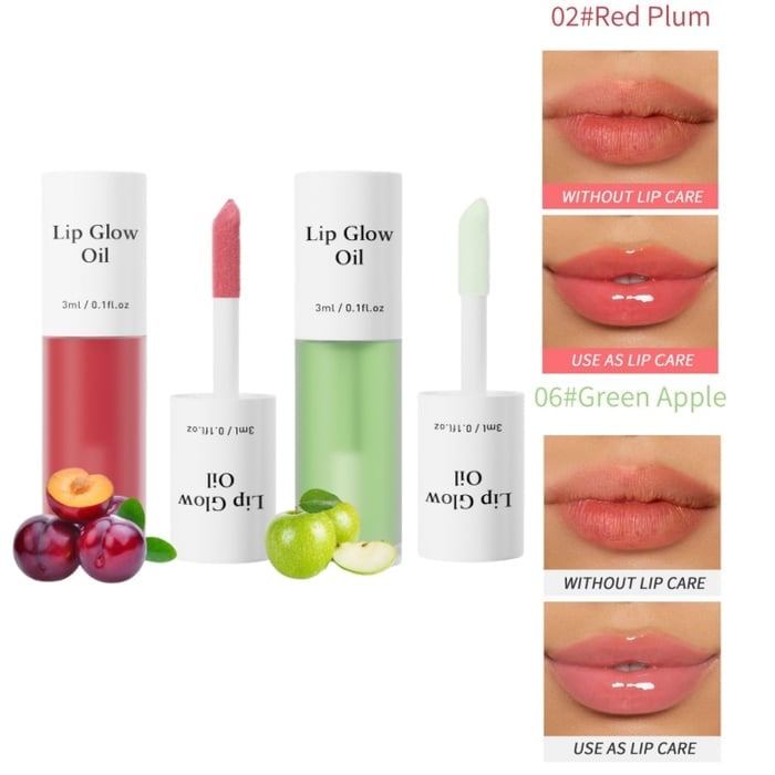 💋 Get the Perfect Pout✨ Tinted Lip Glow Oil - For Lush, Hydrated Lips with a Natural Glow! 💖