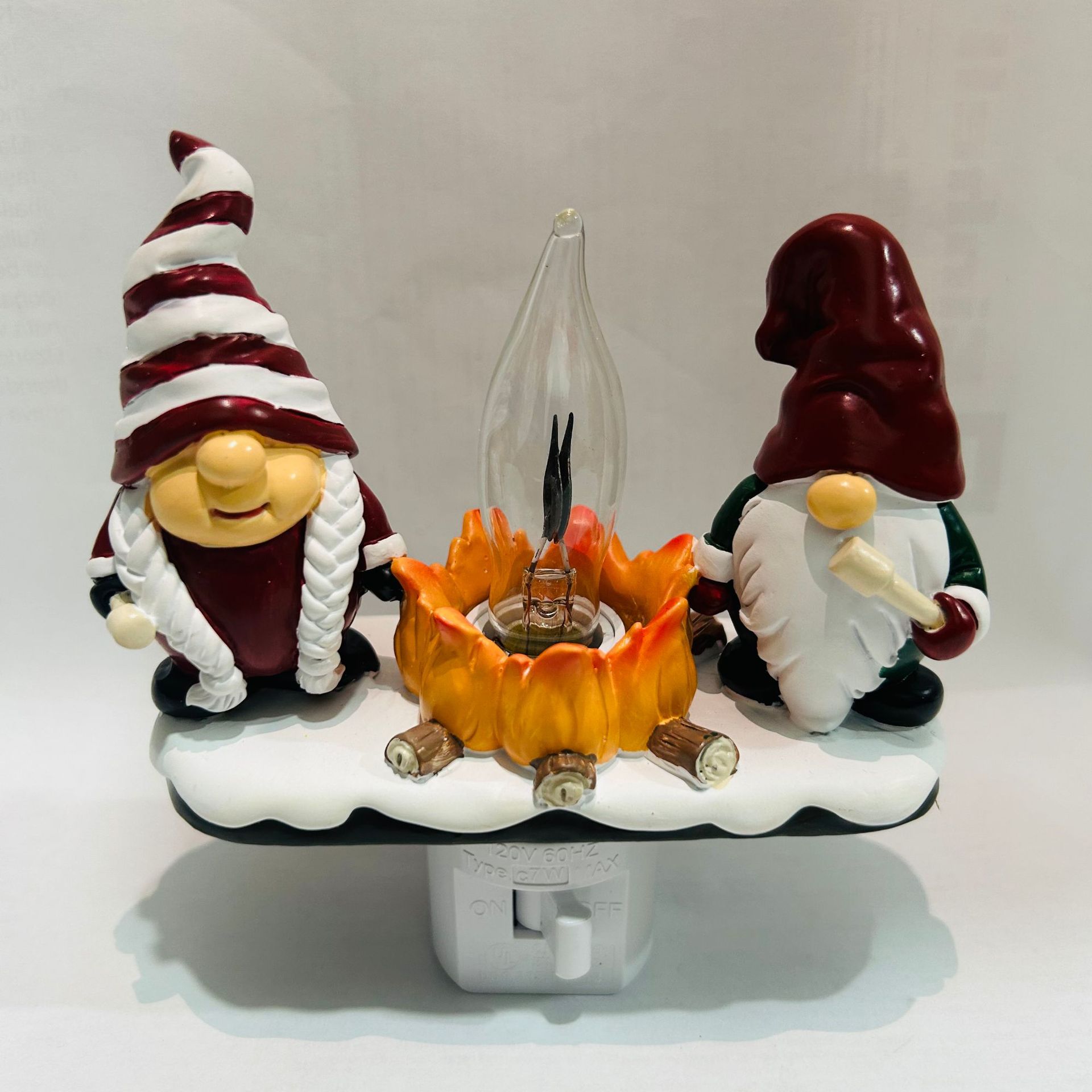 👻Halloween 🔥spooky bonfire flashing night light