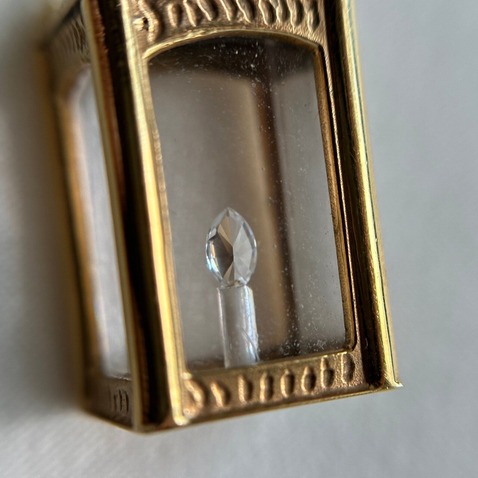 🔥Last Day: 49% Off! 🔥 Vintage Old North Church Lantern & Diamond Pendant