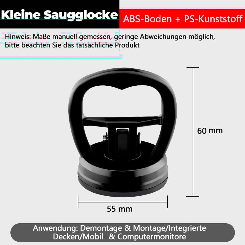 (2er-Pack)🔥 Auto-Dellenzieher – wiederverwendbarer Mini-Saugnapf, tragbarer Griffheber für die Reparatur von Autodellen und Glas
