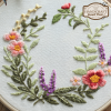 🔥Last day of exclusive discounts - Floral Wreath Embroidery Kit