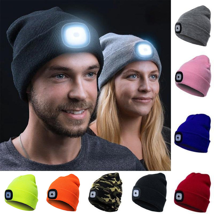 (🎁Halloween Sale - 49% Off) LED Beanie Light, Buy 2 Get Extra 10% OFF & Free Shipping