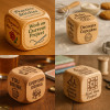 🔥🎄Handmade Wooden Patchwork Decision Dice