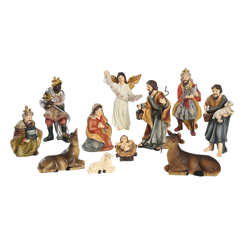 NEW YEAR SALE NOW-45% OFF 🔥 -- 🔥11 Piece Outdoor Nativity Lawn Art/Figurine Set --🔥Buy 2 Get Extra 10% OFF