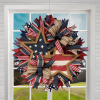 Handmade American Patriotic Star Wreath - Limited Edition