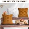 🐮 Highland Cow Pillow Covers – Cozy Farmhouse Charm
