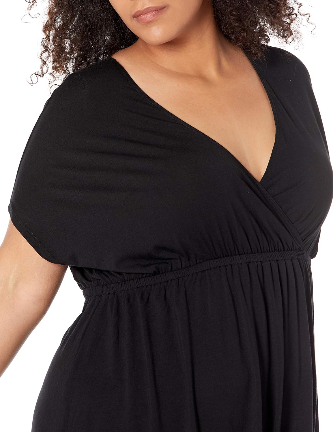 Amazon Essentials Women's Surplice Dress (Available in Plus Size)