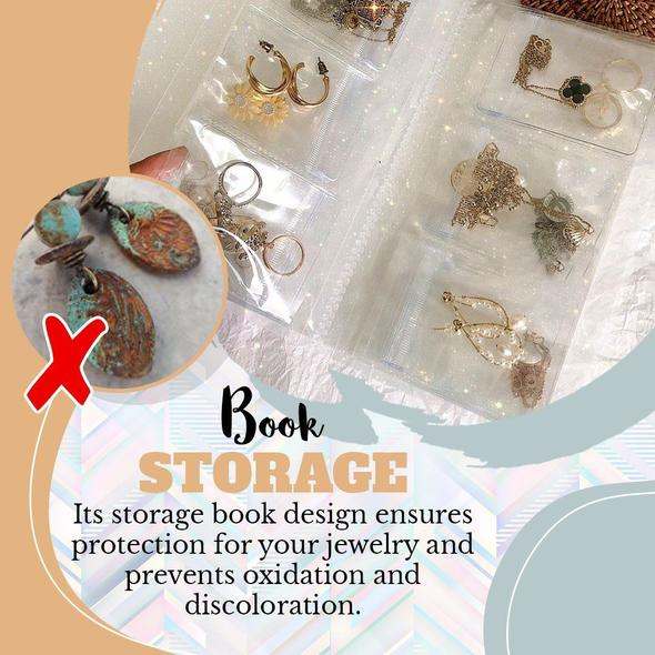 (🔥HOT SALE-50% OFF)Transparent Jewellery Storage Book Set