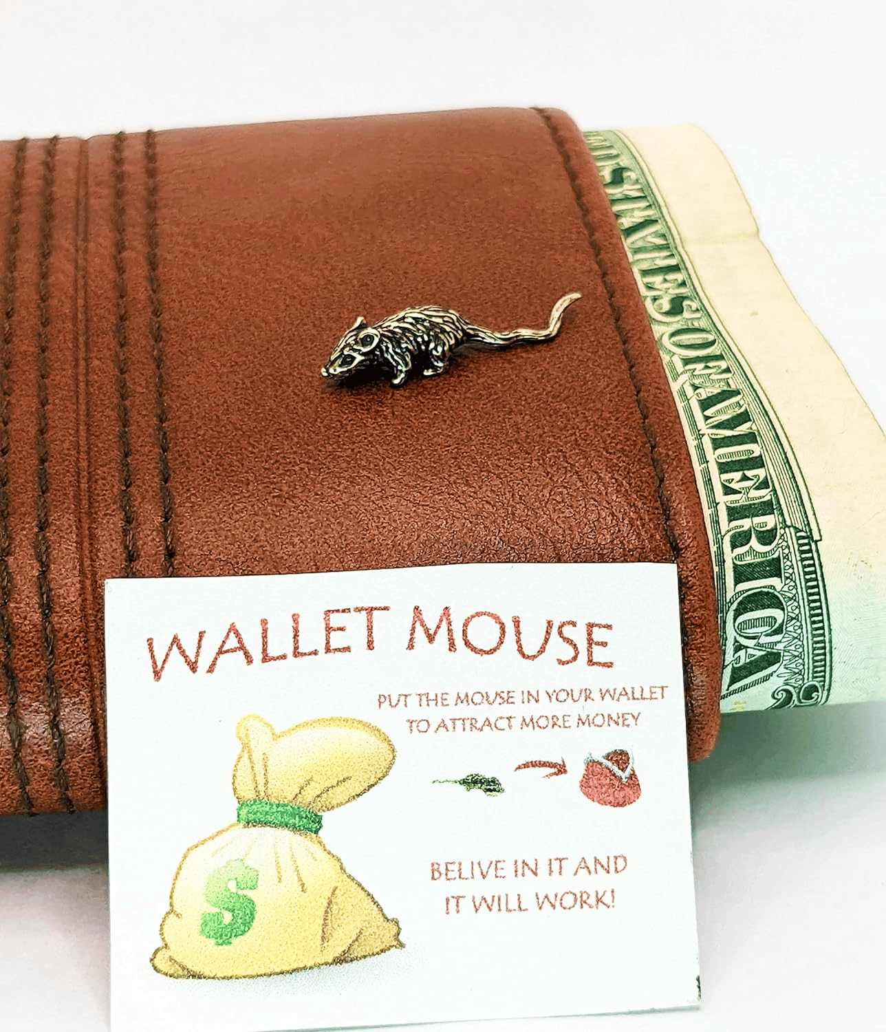 💥LAST DAY SALE 50% OFF💰Wallet Mouse To Attract More Money⚡BUY 3 GET 1 FREE