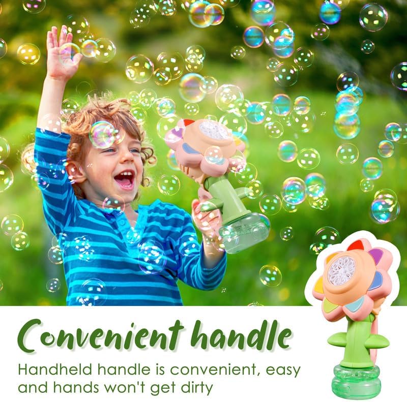 Sunflower Bubble Machine for Kids