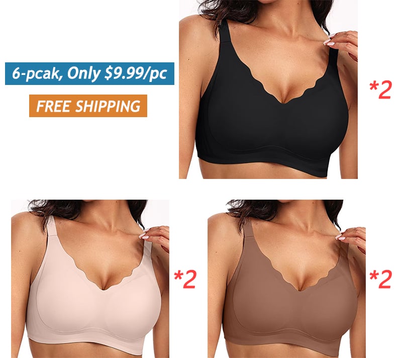 💥LAST DAY SALE 50% OFF💥Seamless Scalloped Push-Up Bra