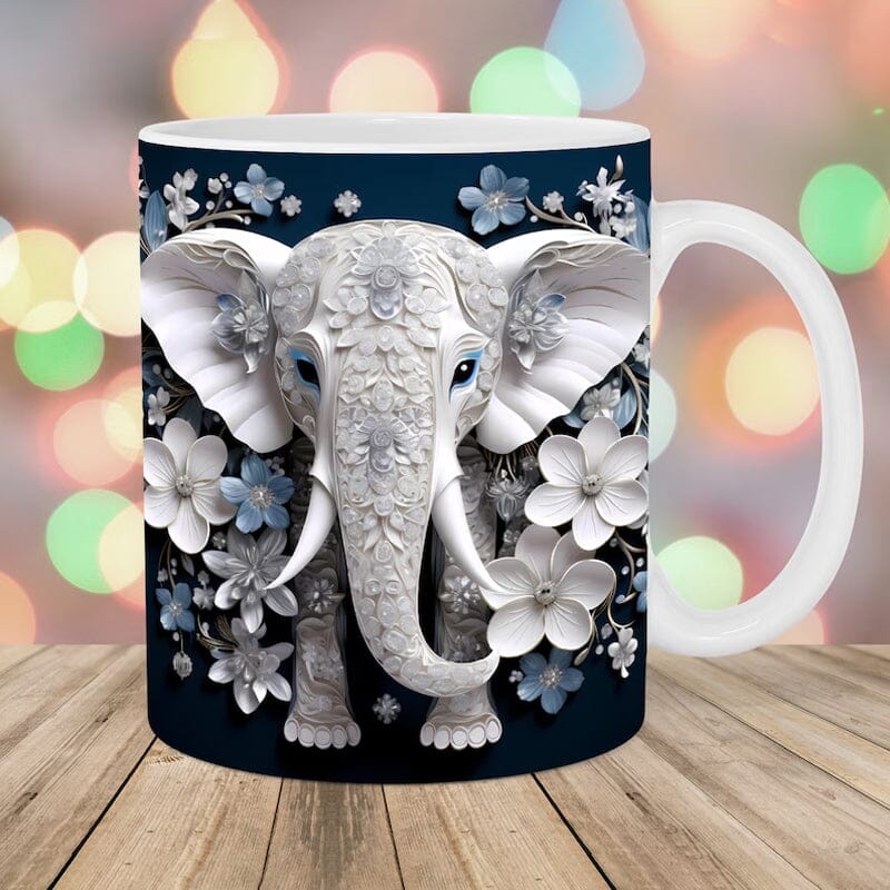 🌲Early Christmas Sale 70%🎁Elephant print mug