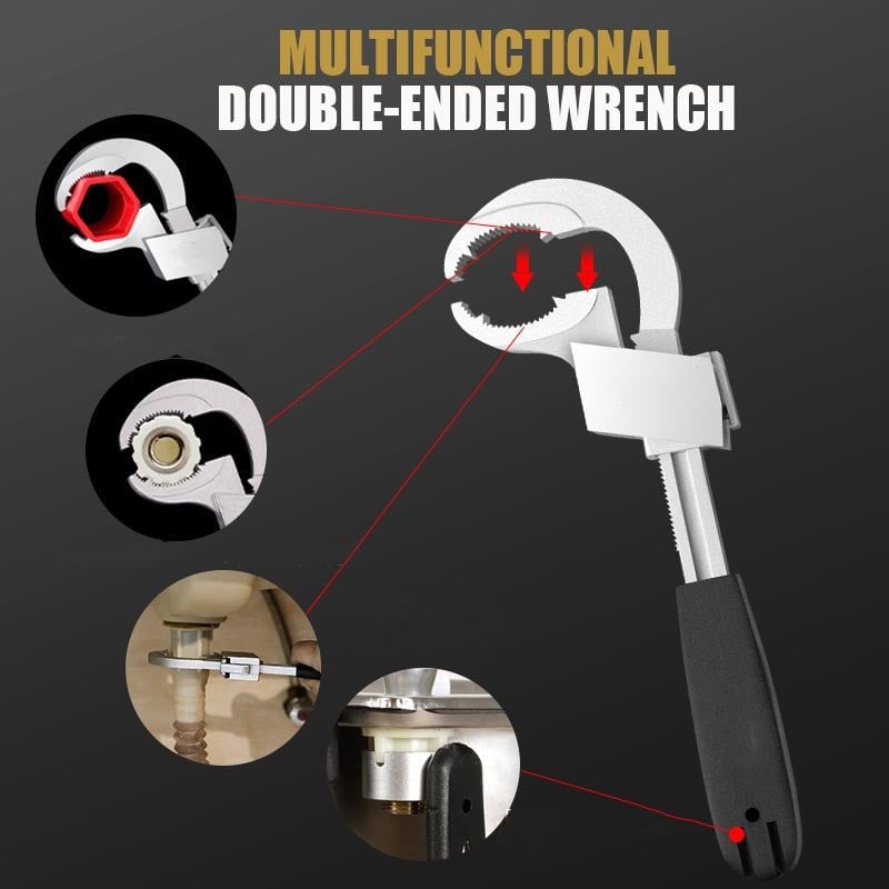 🔥Hot Sale🔥Universal Adjustable Double-ended Wrench