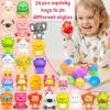 🎁TikTok Spring Last Day Promotion 48% OFF-🎁-24 PCS Easter Eggs Prefilled Slow Rising Squishy Toys