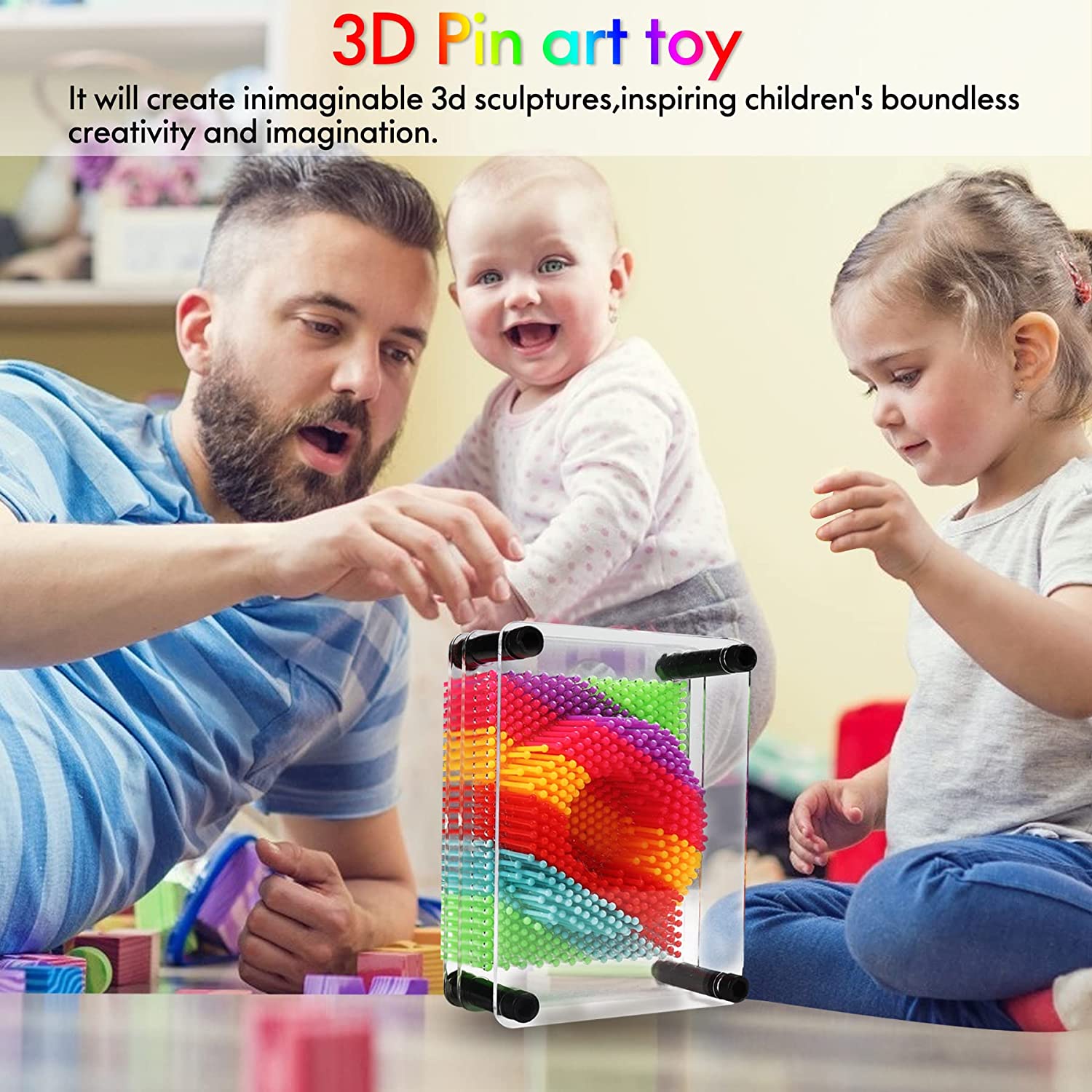 (🔥Black Friday & Cyber Monday Deals - 49% OFF🔥) 3D Pin Art Toy