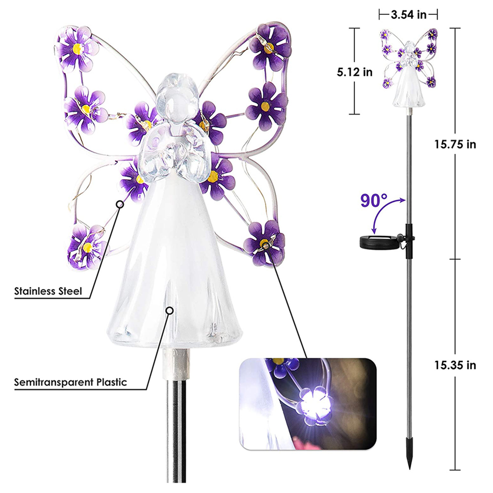 Summer Hot Sale 48% OFF - Solar Angel Garden Light