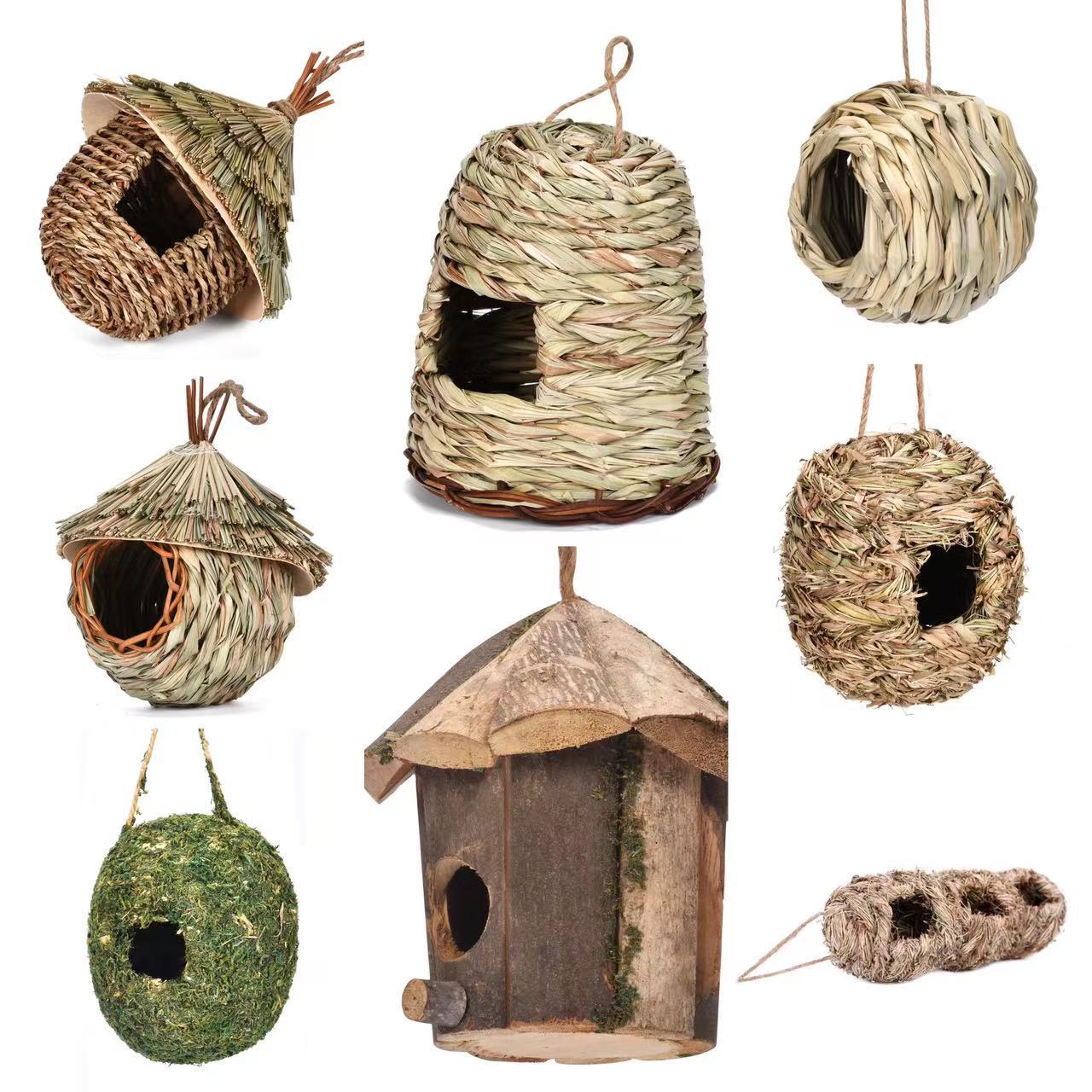 Halloween Special This outdoor hanging birdhouse is spherical, handwoven, and durable. 89% of people will buy this (free shipping).🔥👍One of each style.