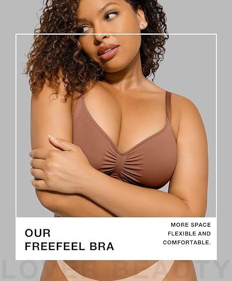 💖Wireless Sculpt Bra Comfort Bralettes No Underwire Unlined Cami Bra