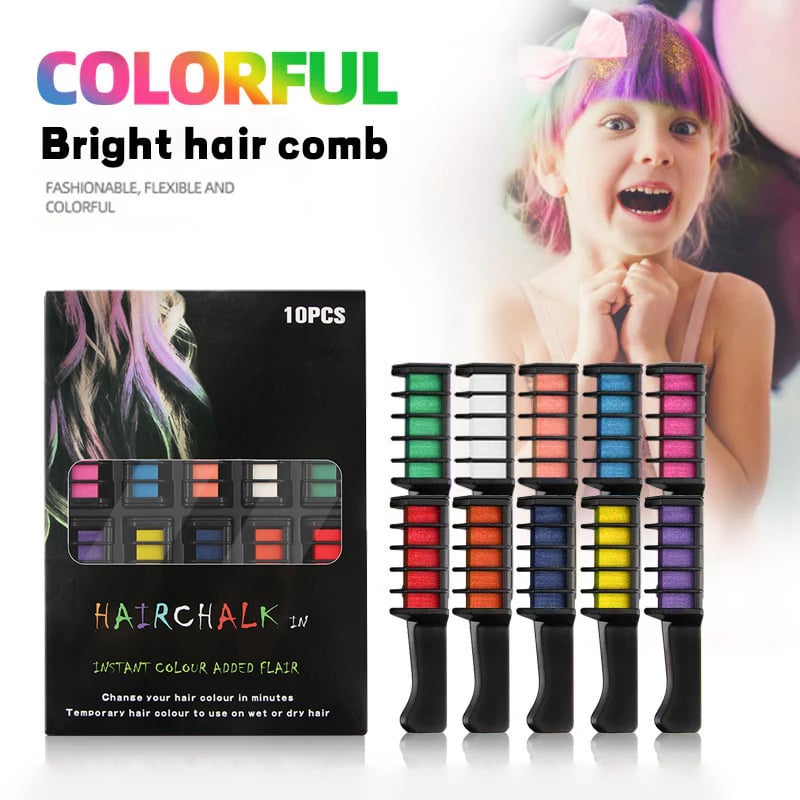 😍Last Day Promotion 49% OFF - Hair Dye Comb🌈10 PCS