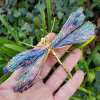 💜🦋AURA TOURMALINE KYANITE DRAGONFLY