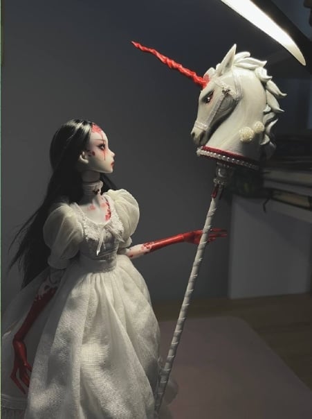 🎁TikTok Last Day Sale - 70% OFF🔥Crazy Alice Art Doll🖤
