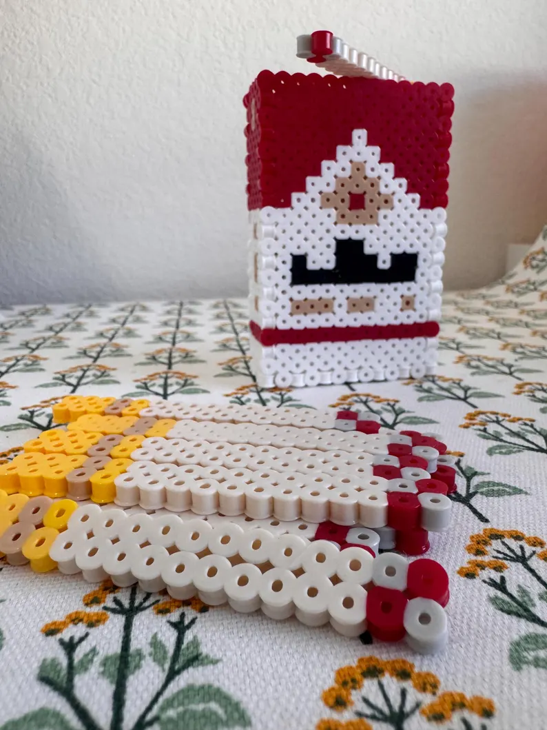 Kandi Cigarette Box - Collectible Perler Trading box📦