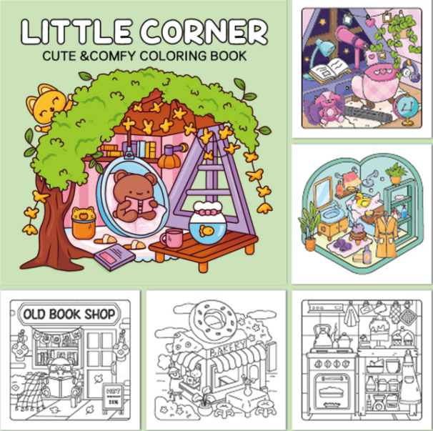 🎁Children's Day Sale 50% OFF💕 🎨Hand-Drawn Coloring Book 🎨