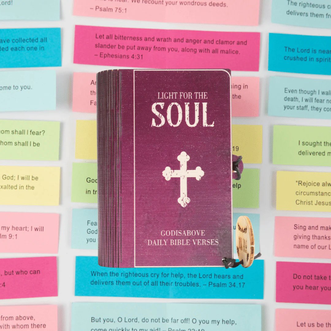 🔥Last Day Promotion 50% OFF🔥Handmade Wooden Bible Verses Box