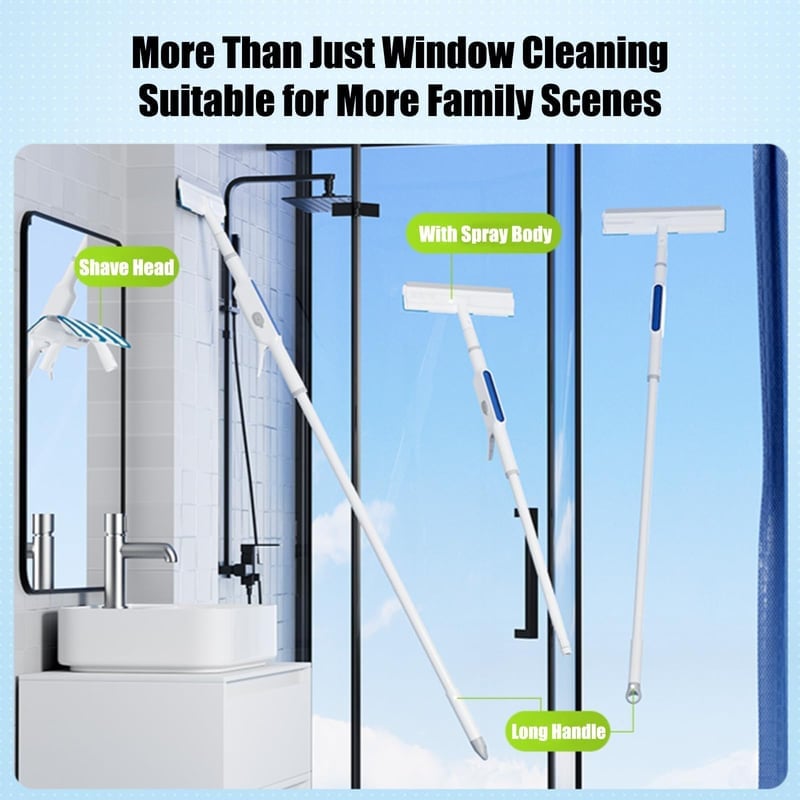 🔥Last Day Sale - 50% OFF🎁Squeegee for Window Cleaning with Spray